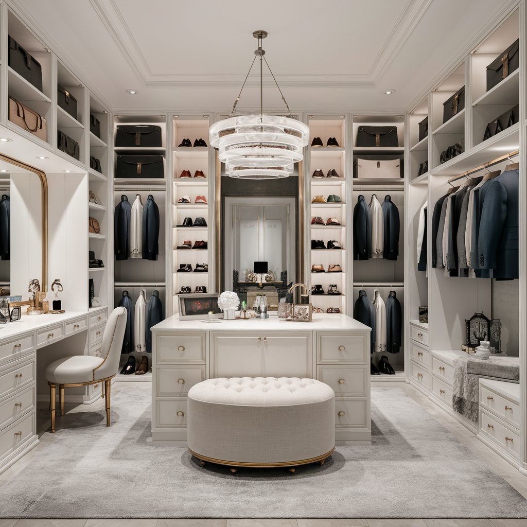Luxury Walk-In Closet Ideas for Stylish Organization