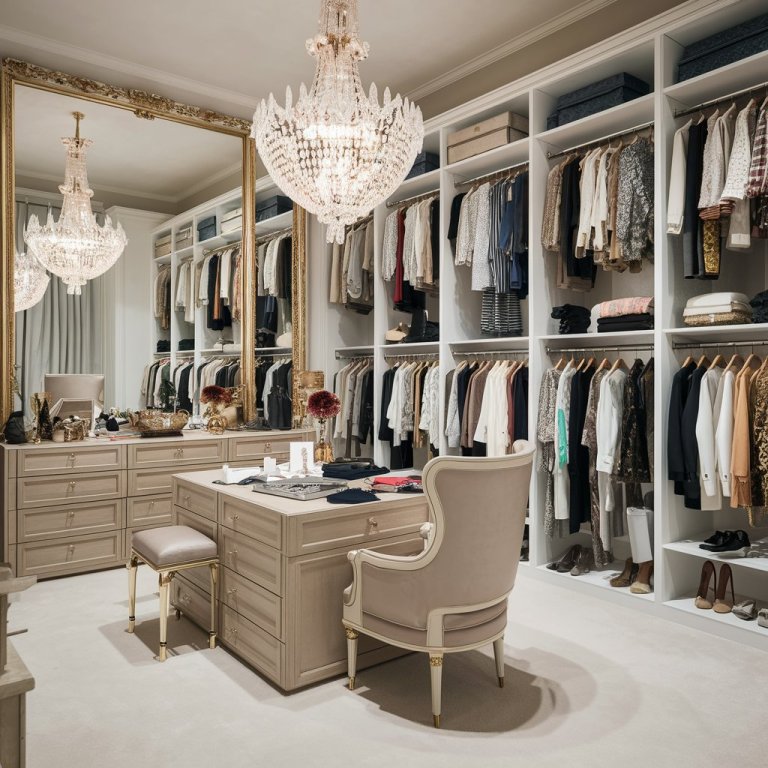 Luxury Walk-in Closet Design: Opulent Storage & Organization Ideas ...